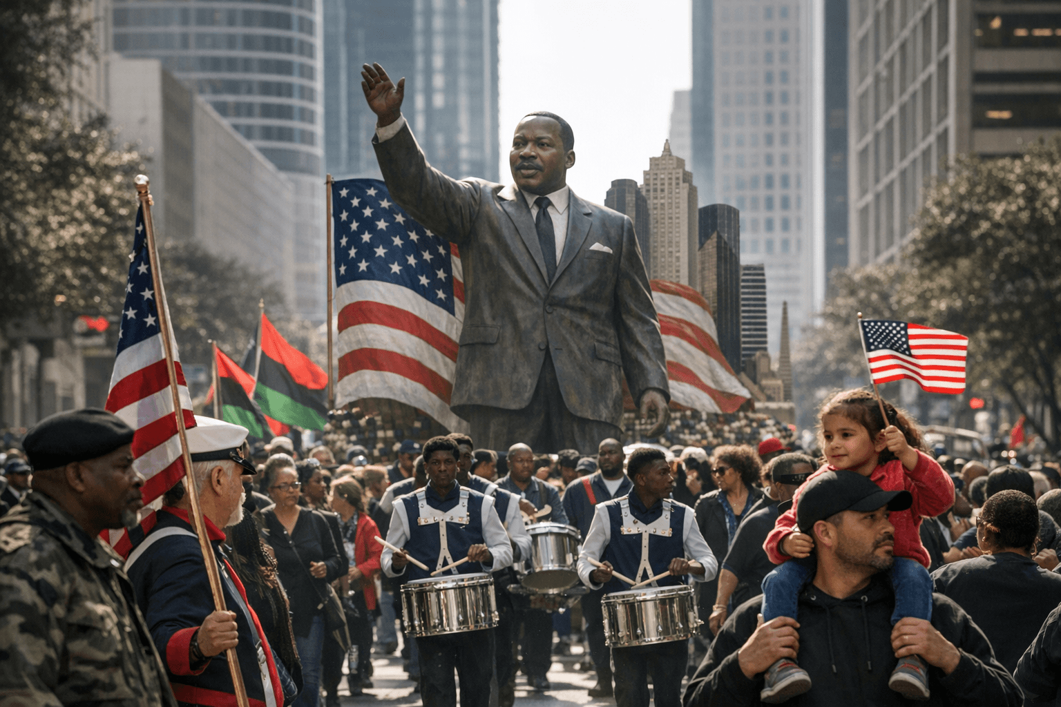 Houston launches first downtown MLK Unity Parade as groups unite