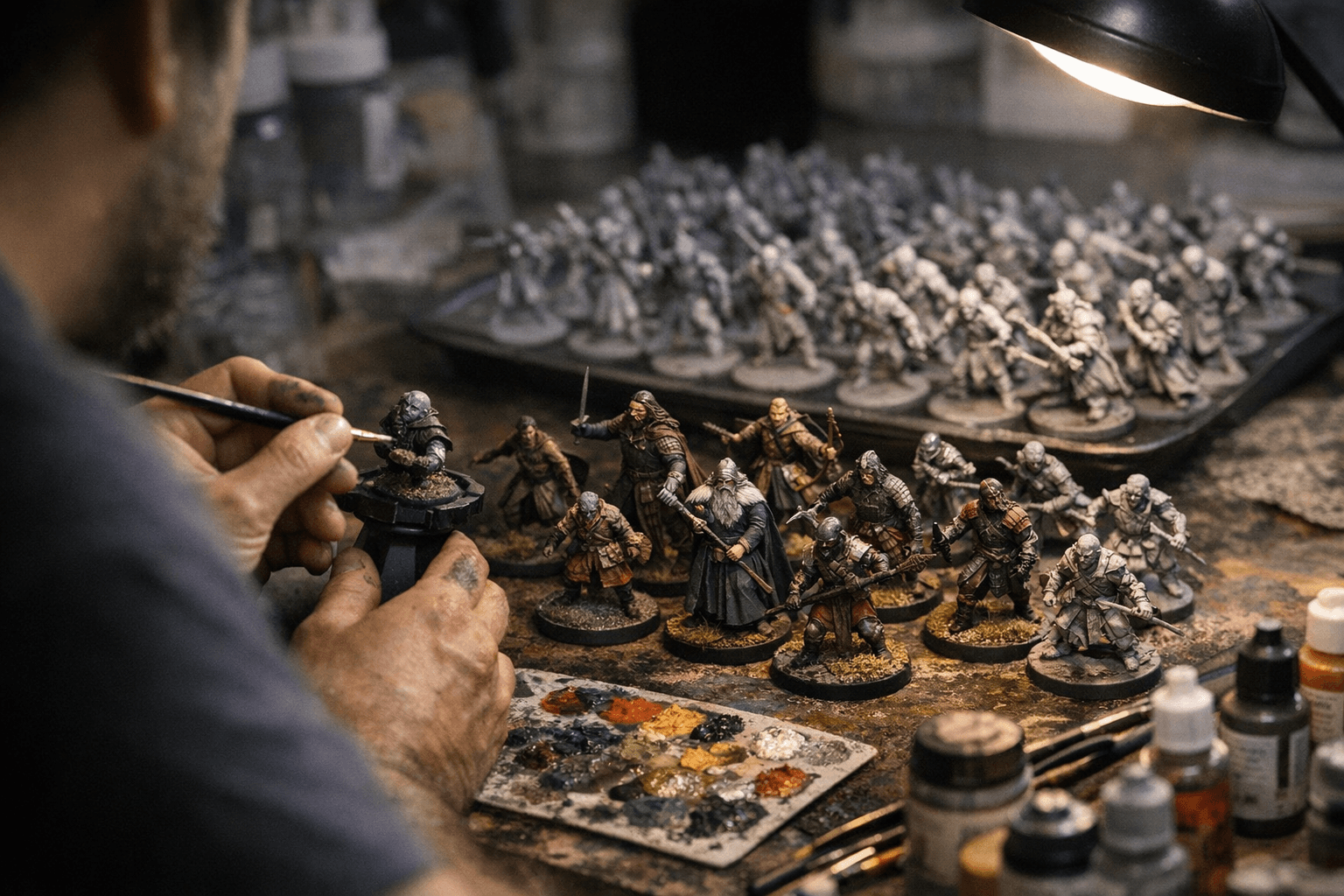 Reddit showcase highlights batch-painting success for LotR miniatures