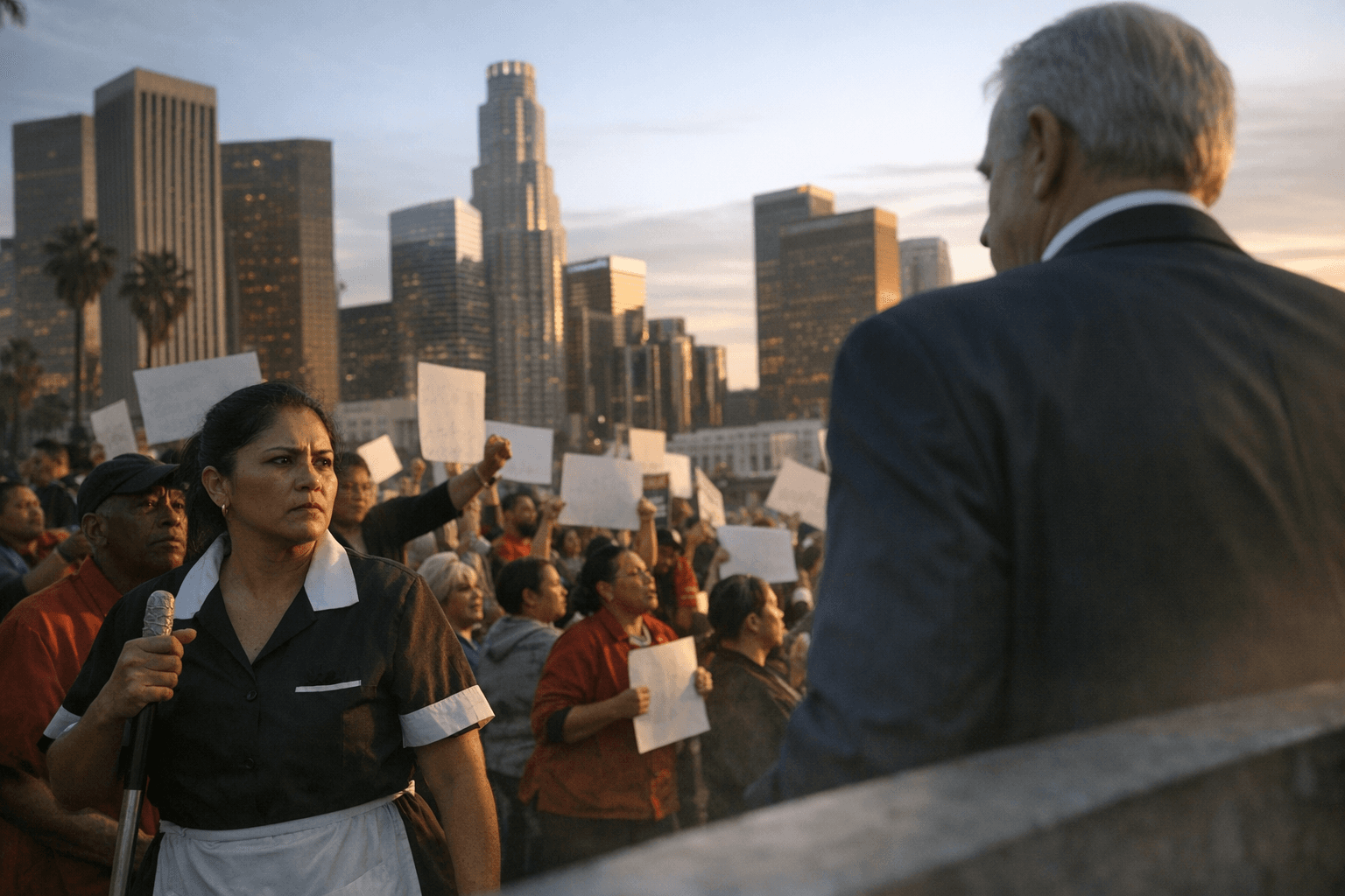 Los Angeles Hospitality Workers Launch Ballot Initiative for Overpaid CEO Tax