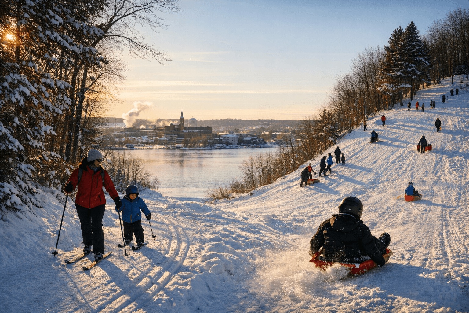 Explore Winter Recreation in Grand Traverse County: Boardman Lake and Hickory Hills