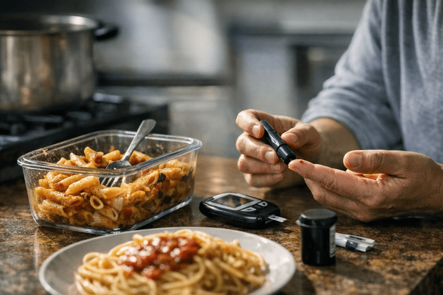 Leftover Pasta May Reduce Blood Sugar Rise via Resistant Starch