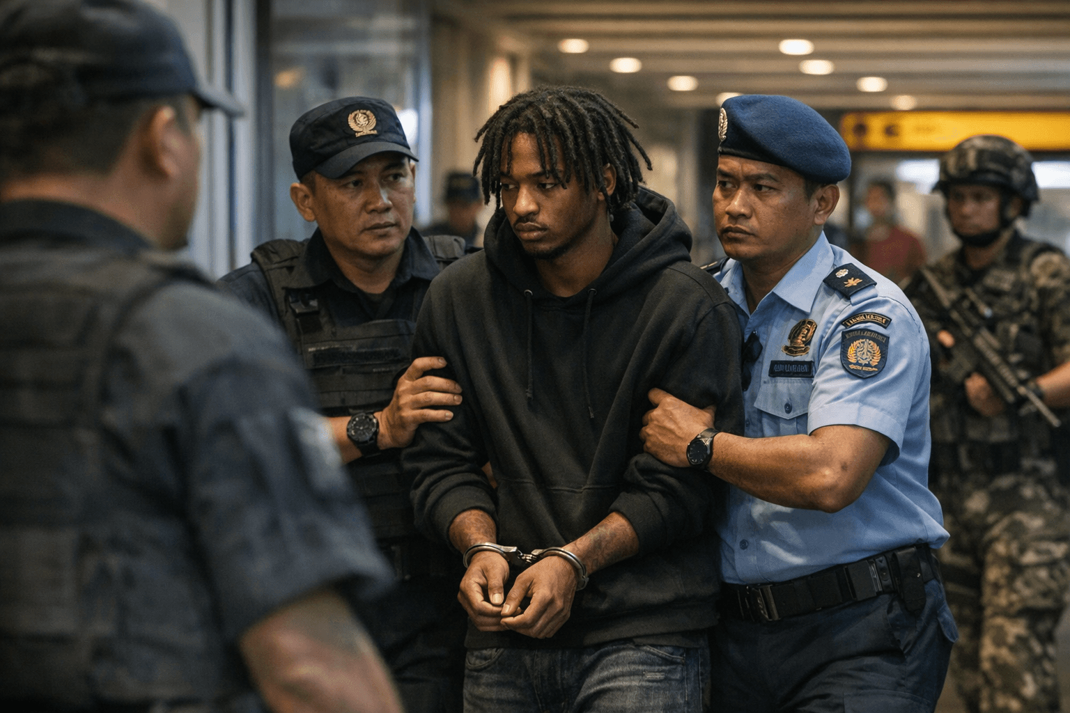 20-year-old US National Anthony Prioleau Detained at Bali Airport on Murder Notice