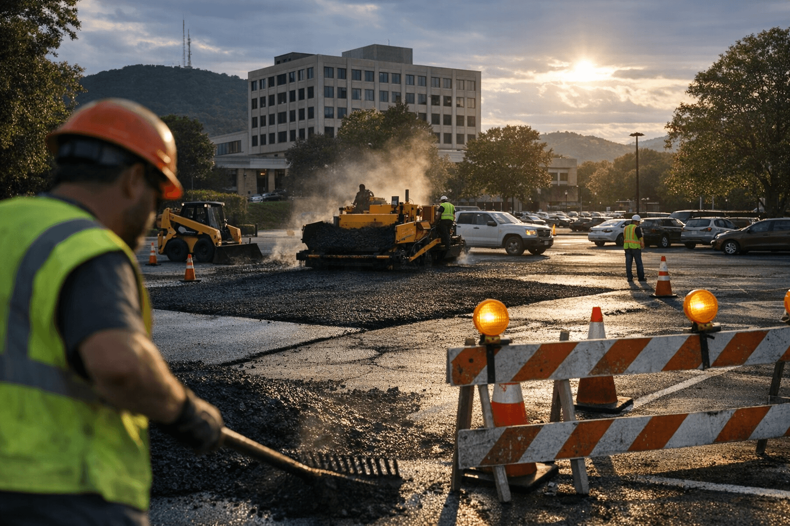 Buncombe County Seeks Bids for Countywide Parking Lot Improvements