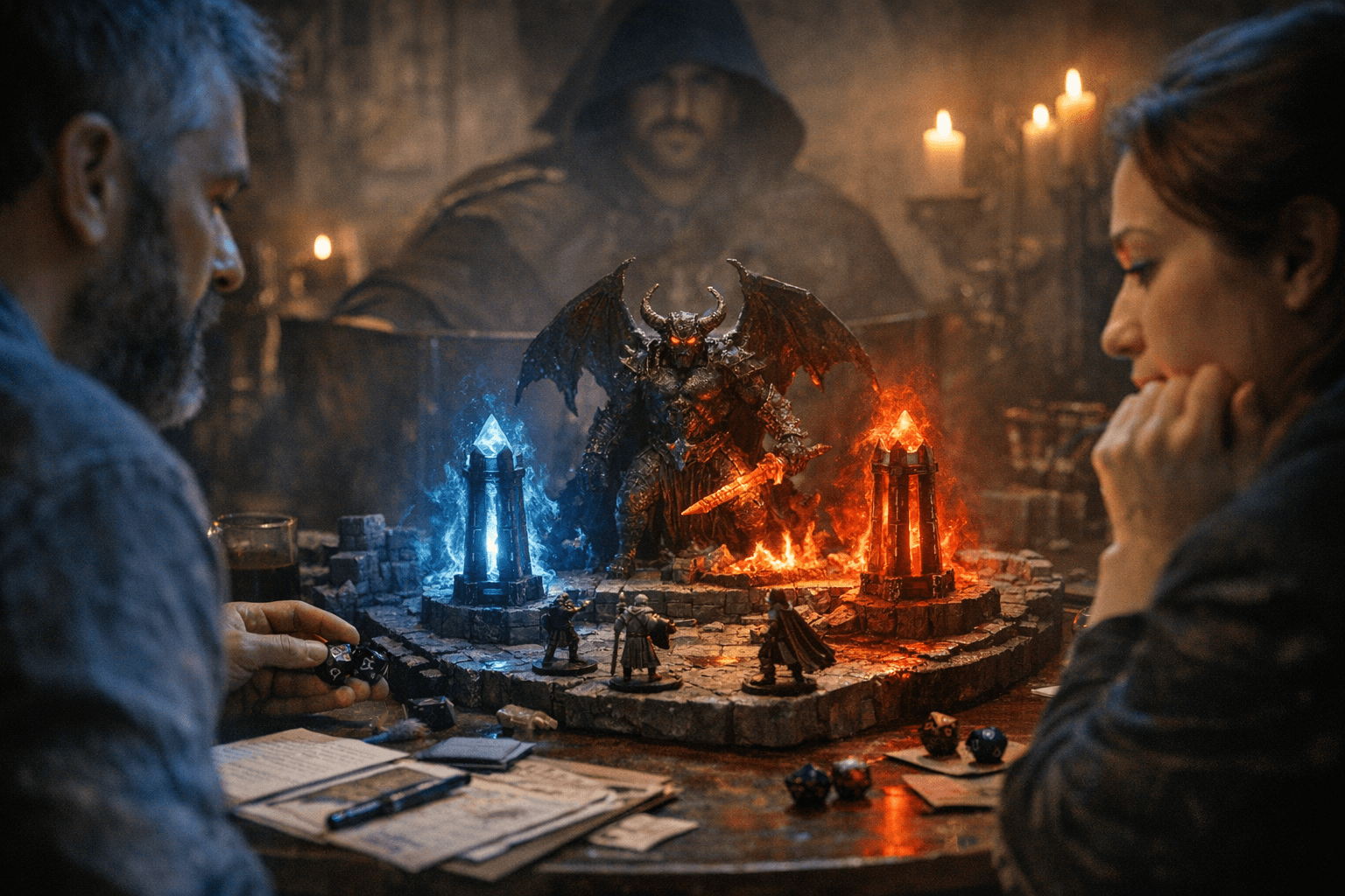 Moonwell Pylons force mercy-versus-power choices in gothic high-level D&D