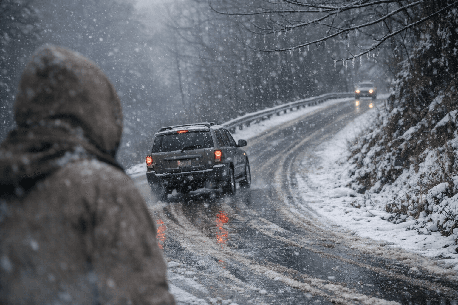 Winter Weather Advisory for Owsley County: Rain-Snow Mix, Slick Roads