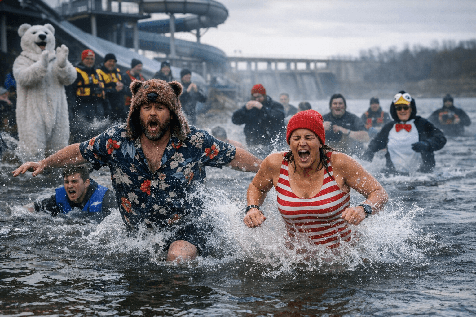 Texarkana Polar Plunge at Big Dam Waterpark Jan. 31 Benefits Special Olympics