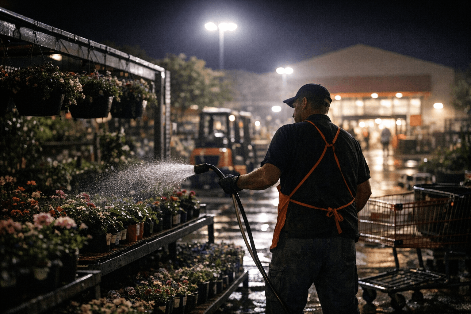 Home Depot schedules closers until 11 PM for garden season, prompting concerns