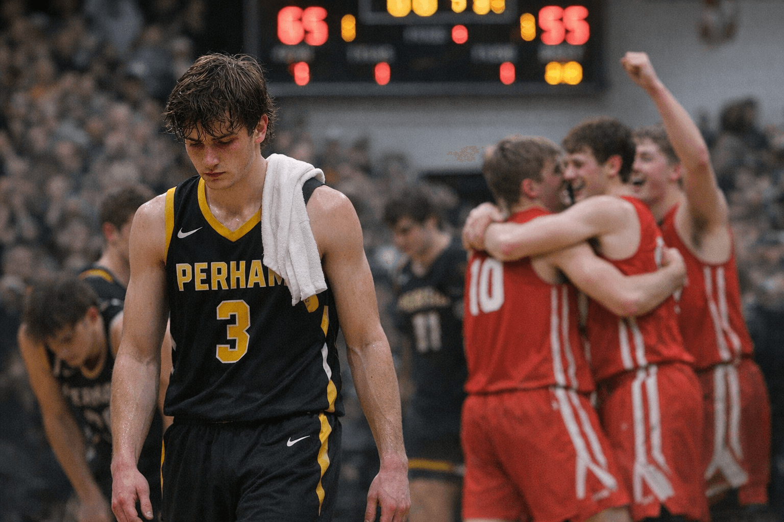 Thiel scores 20 but Perham falls 65-56 to Pequot Lakes