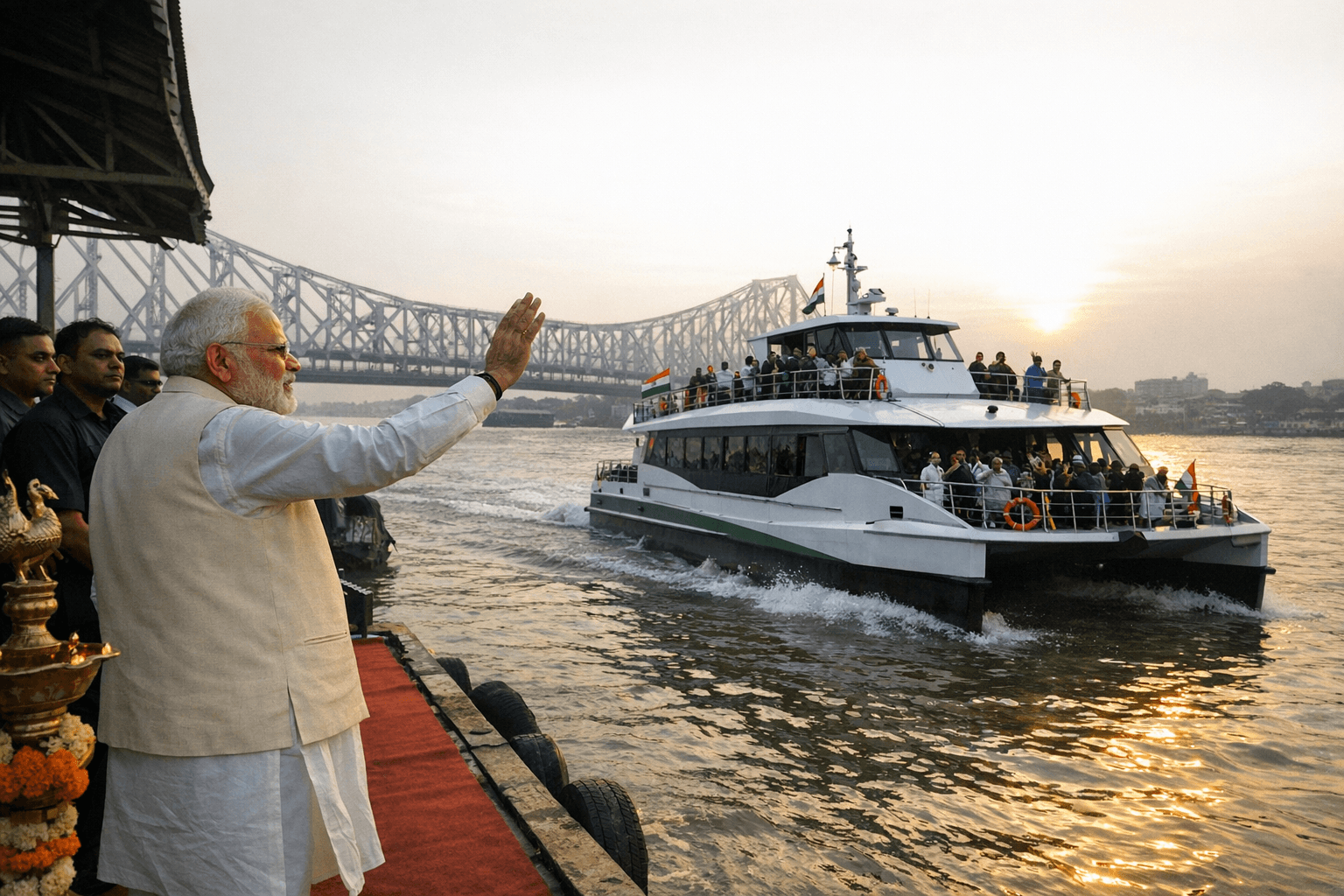 Prime Minister to launch 50-passenger domestically built hybrid-electric catamaran in Kolkata