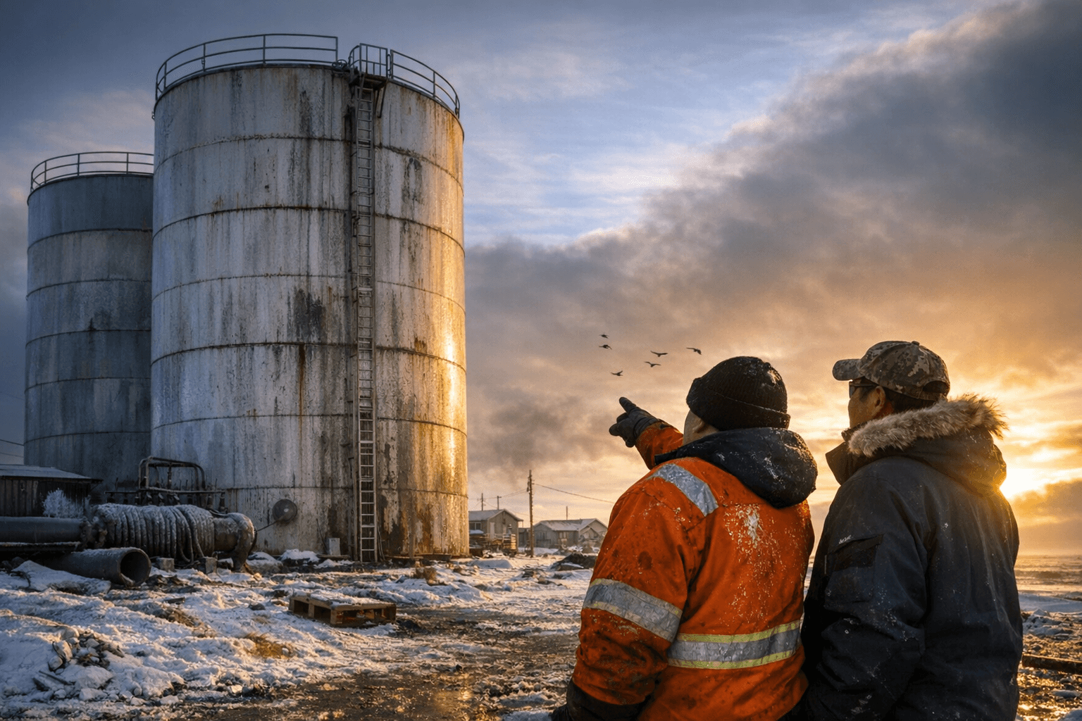 North Slope Borough Seeks Sealed Bids for Point Hope Water Tank Upgrades