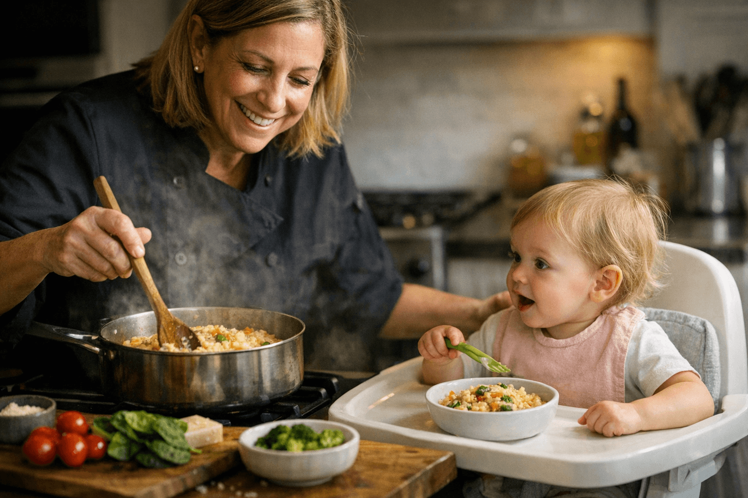 Chef Michelle Bernstein Shares Toddler-Friendly Pastini Recipe For Easy Nutrition