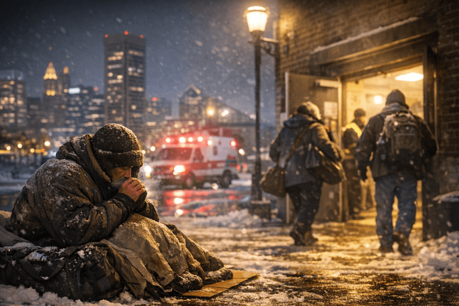 Baltimore Declares Code Blue Extreme Cold Jan. 19 to 21; Shelters Open