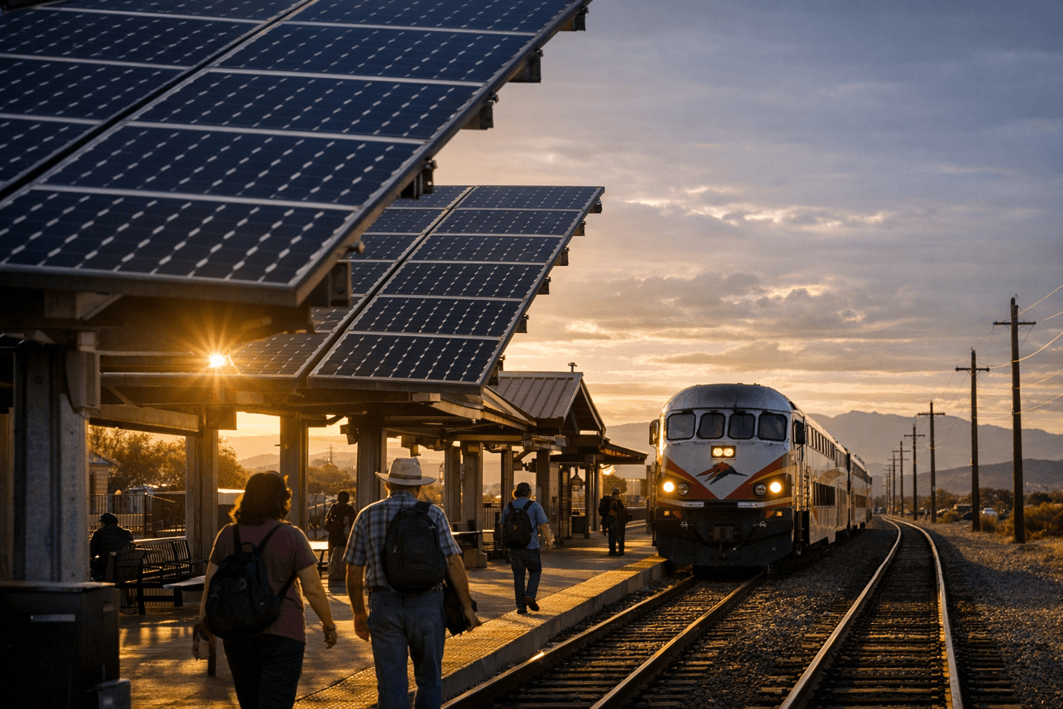 Solar-powered Belen Rail Runner Station Strengthens Valencia County Commuter Links