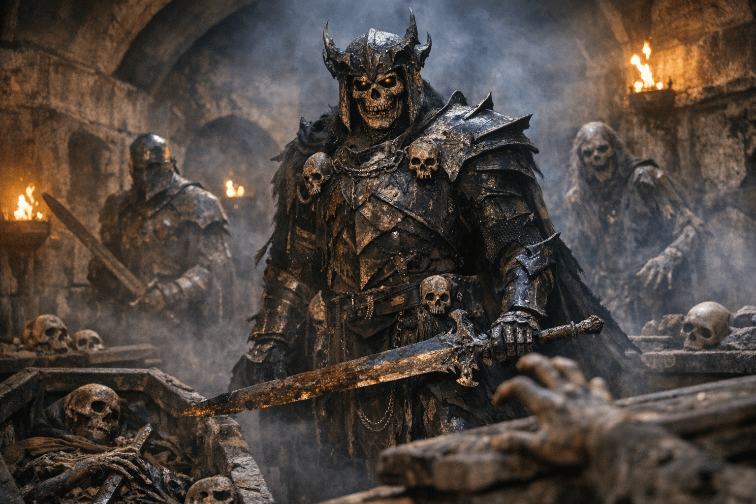 Pathfinder's Claws of the Tyrant Debuts Graveknight Seldeg Bhedlis and Undead Content