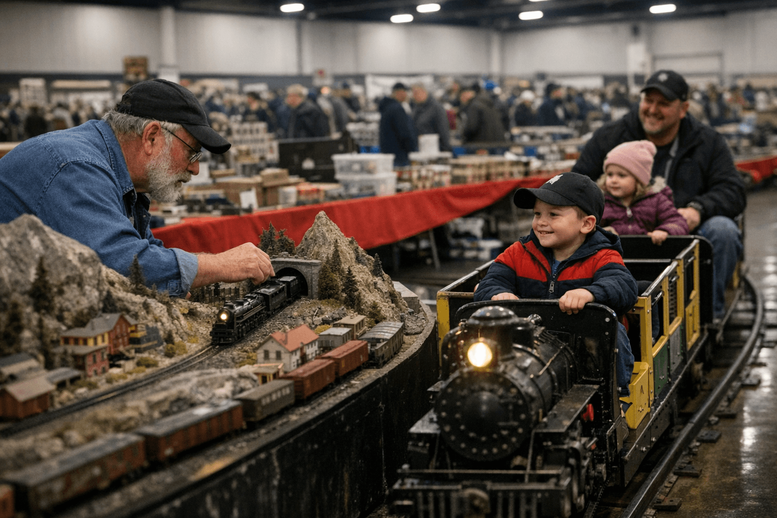 Great Train Show Puyallup Jan 18 Offers 300+ Tables, Kids Rides