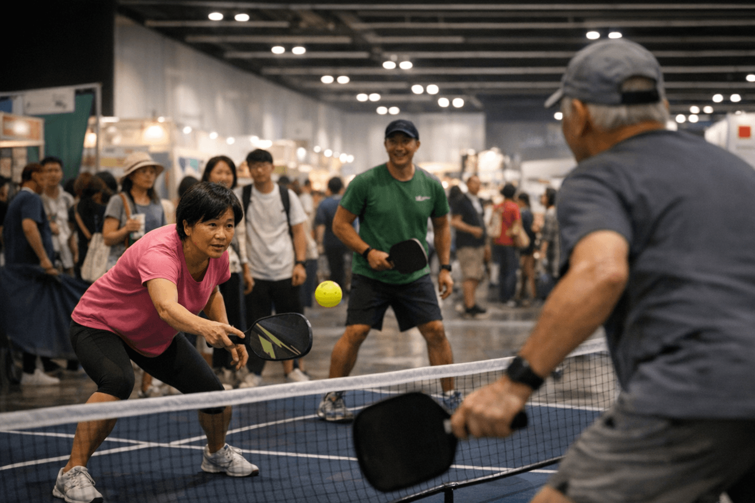 Pickleball Walk-Up Trials Debut at Hong Kong Vegetarian and Vitality Expos