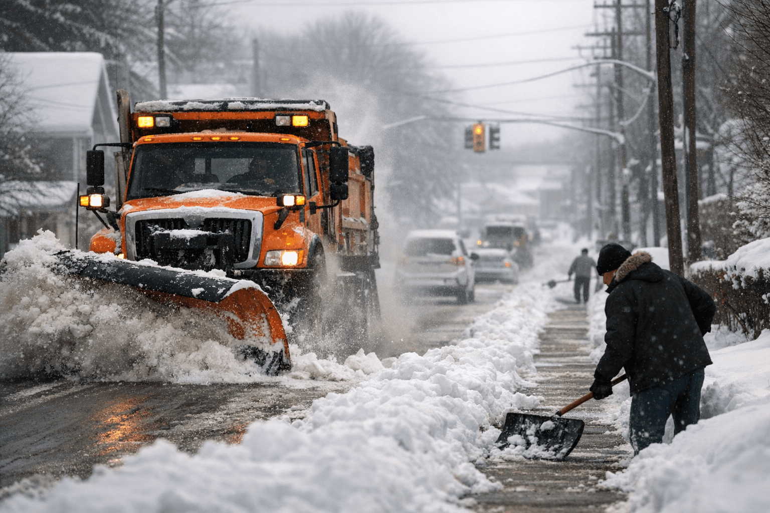 Jamestown Crews Clear Priority Streets Monday; Residents Reminded of Snow-Removal Ordinances