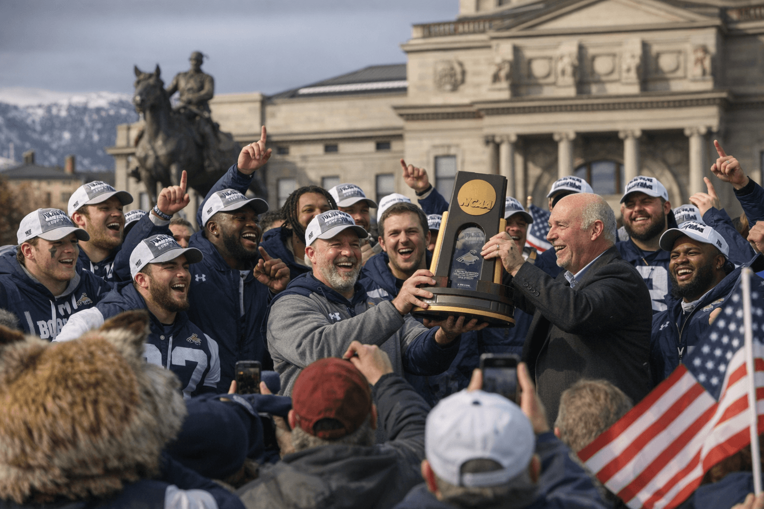 Gianforte Proclaims Bobcat Day as MSU National Champions Visit Capitol