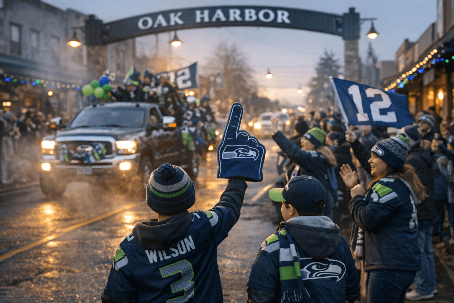 Oak Harbor declares Blue and Green Day on Jan. 23 for Seahawks