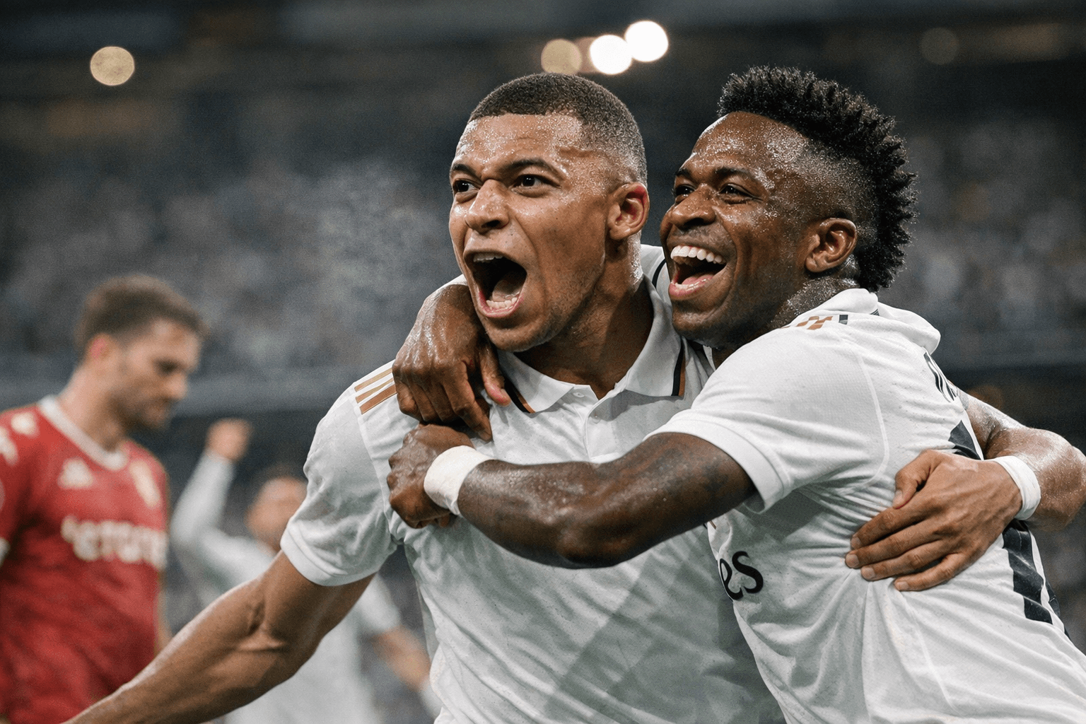 Mbappé and Vinícius propel Real Madrid to emphatic 6-1 win