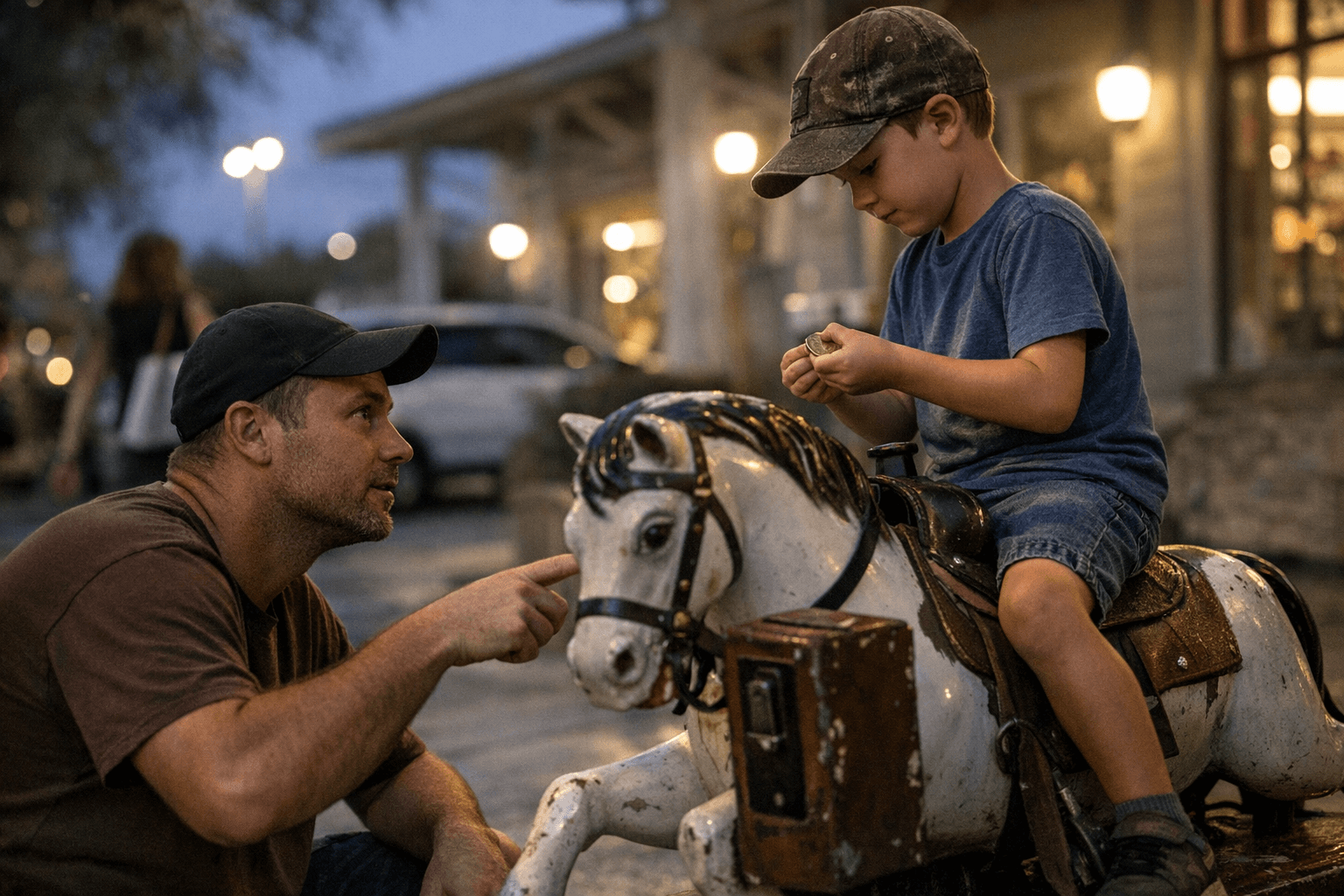 Coin-Operated Horse Ride Sparks Lesson on Values in Hernando County