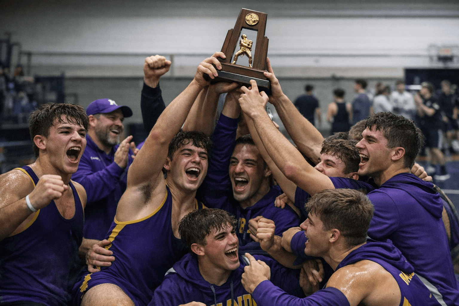 Hernando High Boys Wrestling Win District 1A-6 Duals Title, Advance to Regionals