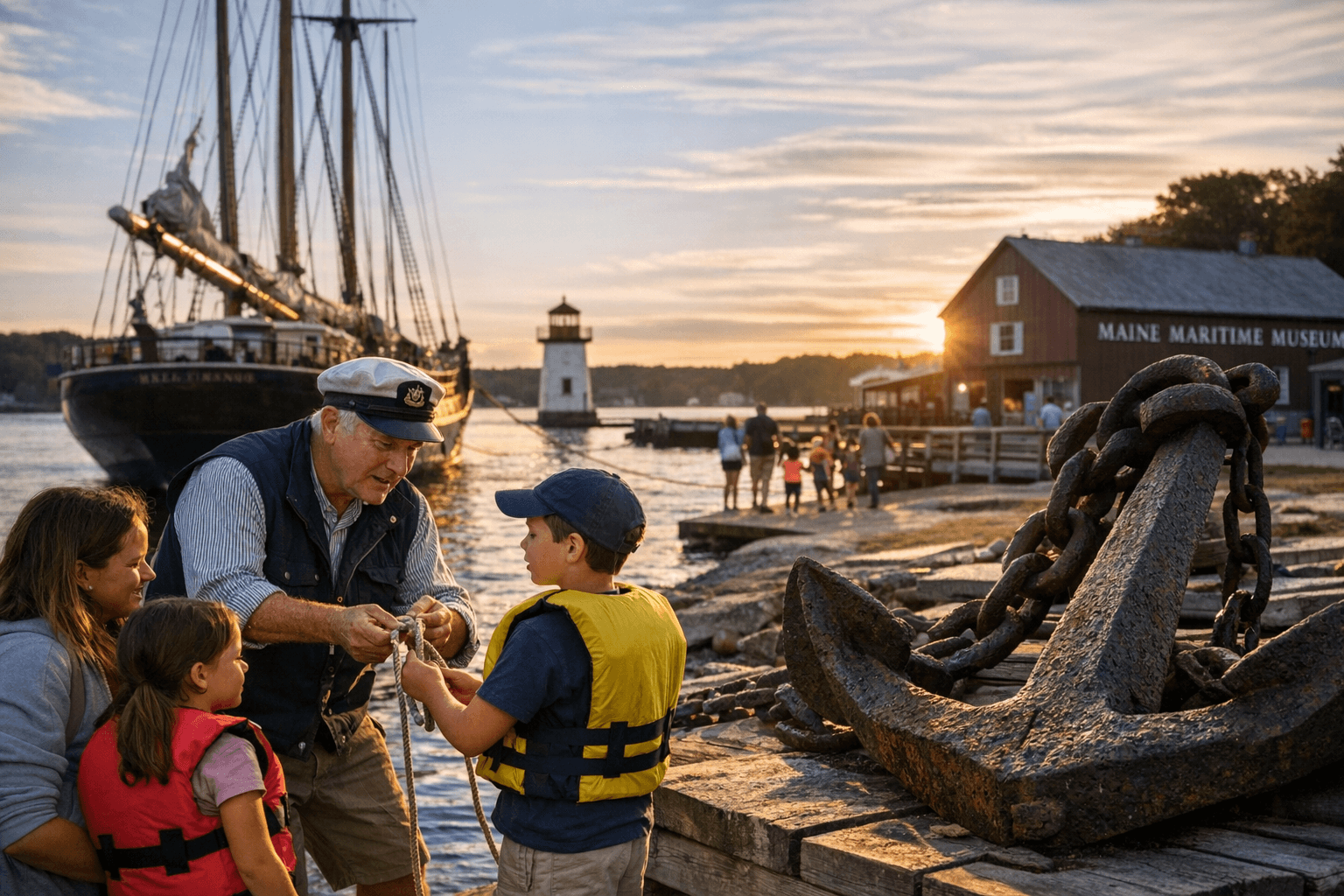 Maine Maritime Museum Anchors Bath Waterfront With Year-Round Family Programs