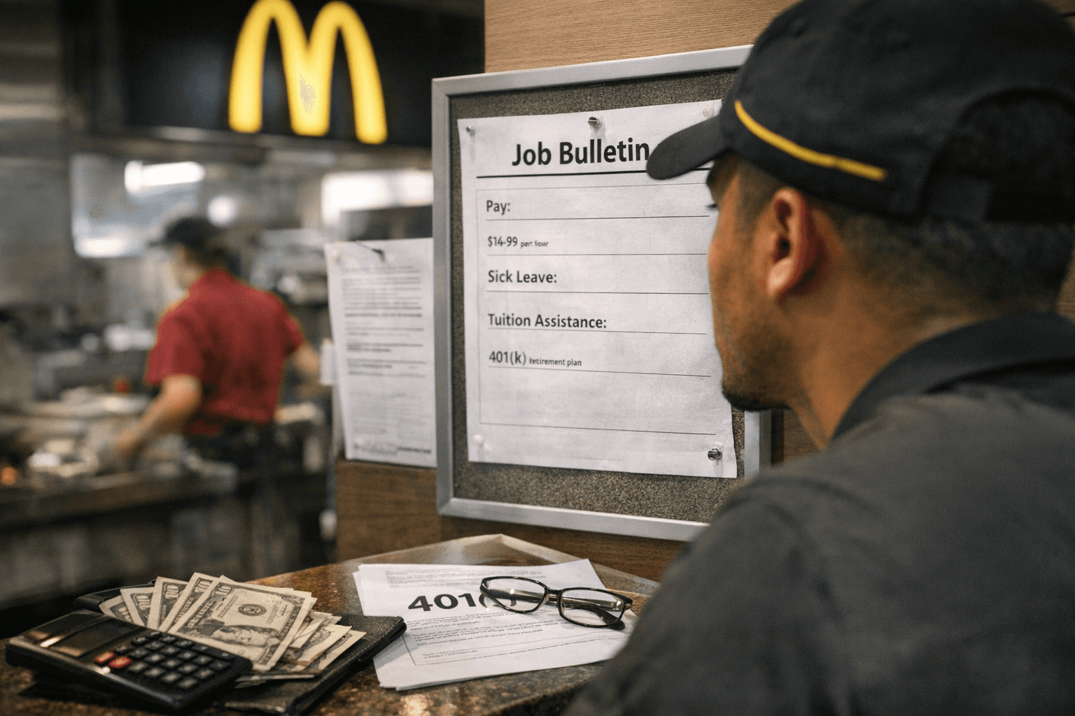Local McDonald’s job posting details pay, sick leave, tuition, 401(k) eligibility