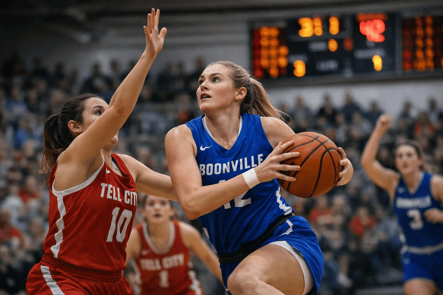 Emily Parker's 37 Points Lead Boonville to 66-42 Win Over Tell City