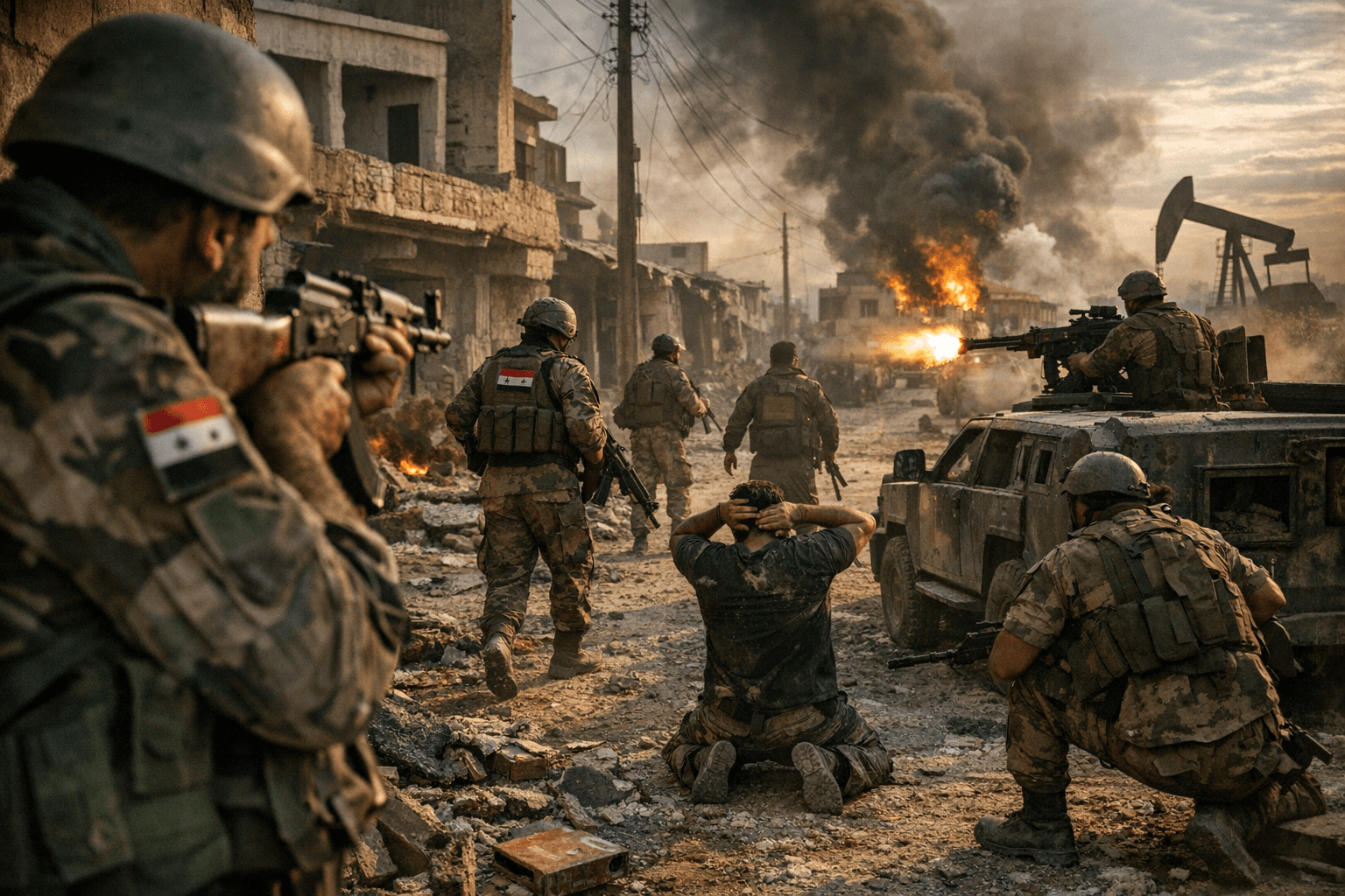 Damascus-backed Sharaa forces seize Kurdish-held areas in northeast Syria