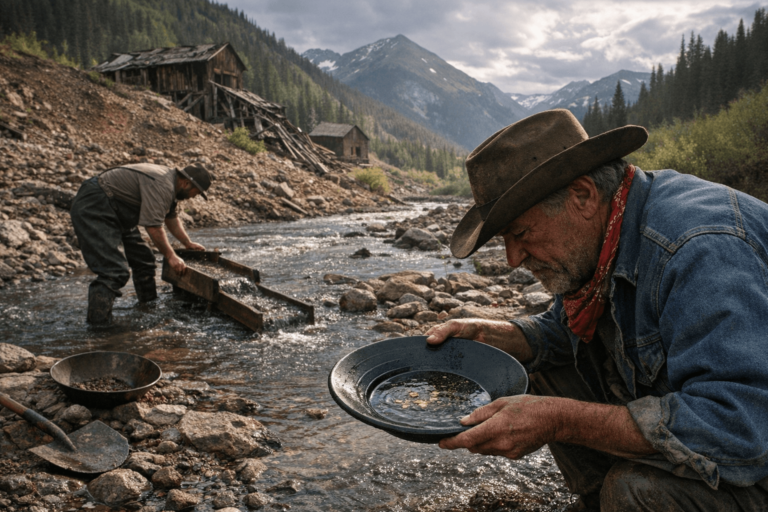 Mindat entry catalogs Rico Mining District's historic placer gold and silver