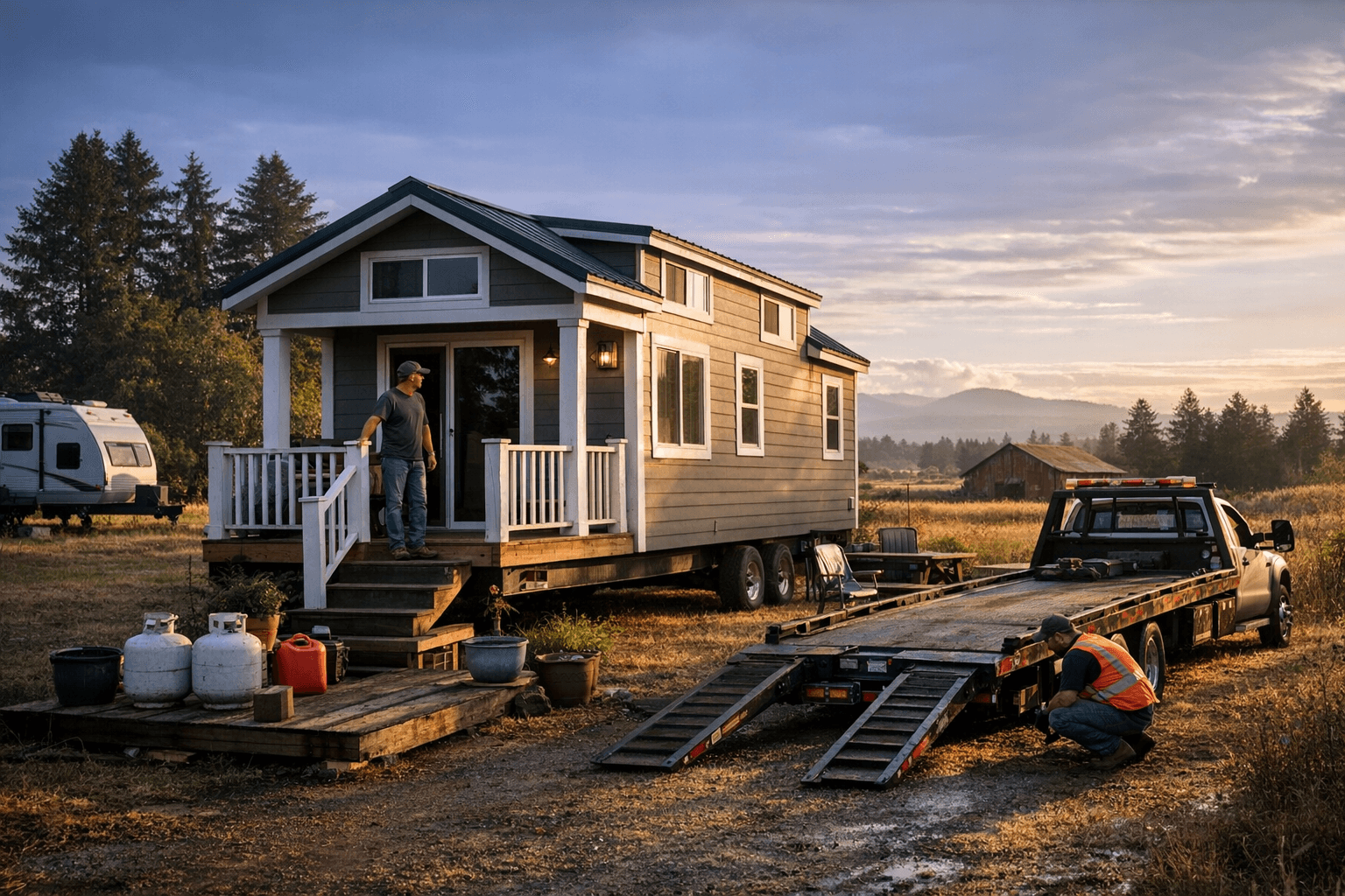 432-Square-Foot Cavco Creekside Tiny Home in Turner, Oregon $69,000 Must Be Moved
