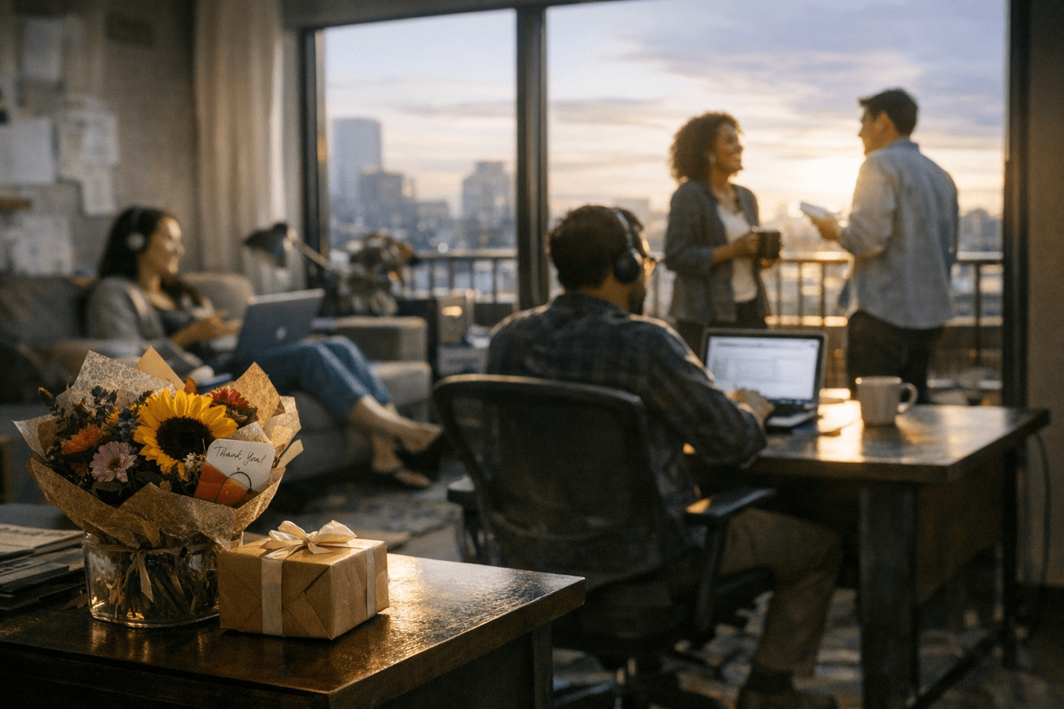 A Simple Gesture Boosts Retention with Creative Benefits and Flexible Work