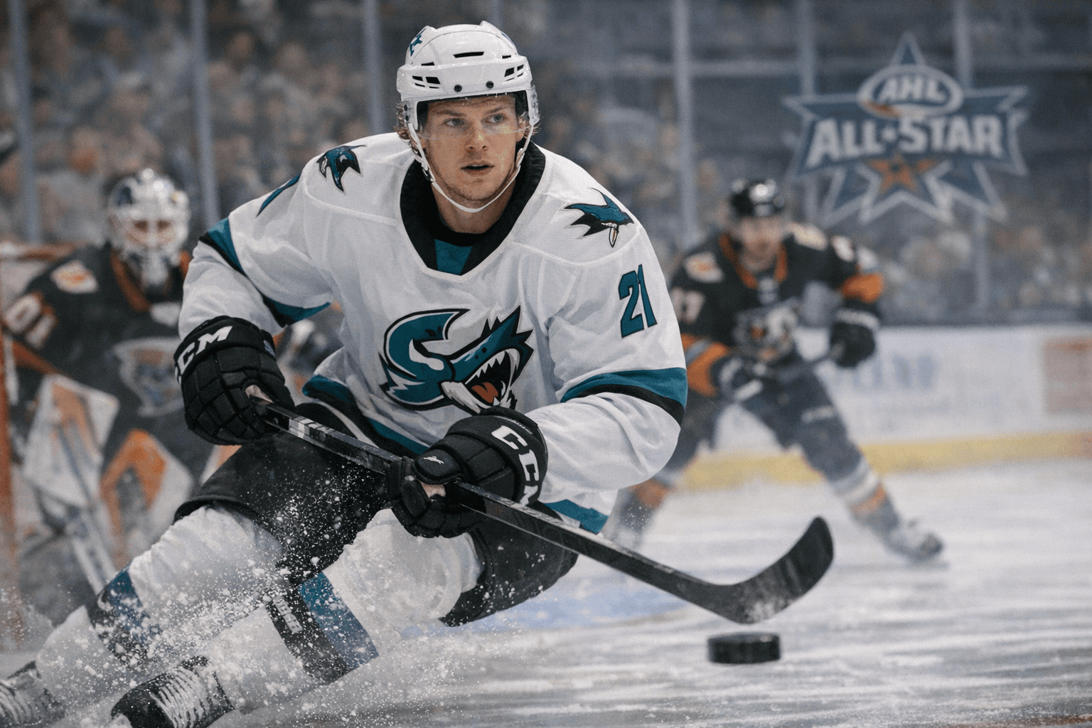 Barracuda's Filip Bystedt Named to 2026 AHL All-Star Classic