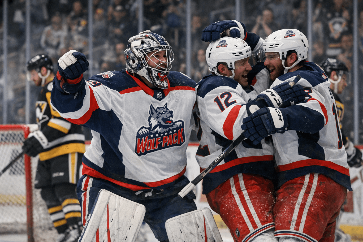 Garand, Wolf Pack End Seven-Game Slide with 4-3 Win in Wilkes‑Barre