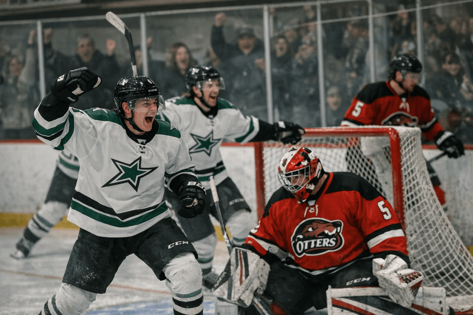 River Lakes Stars Top Fergus Falls Otters 4-1 at Paynesville Arena