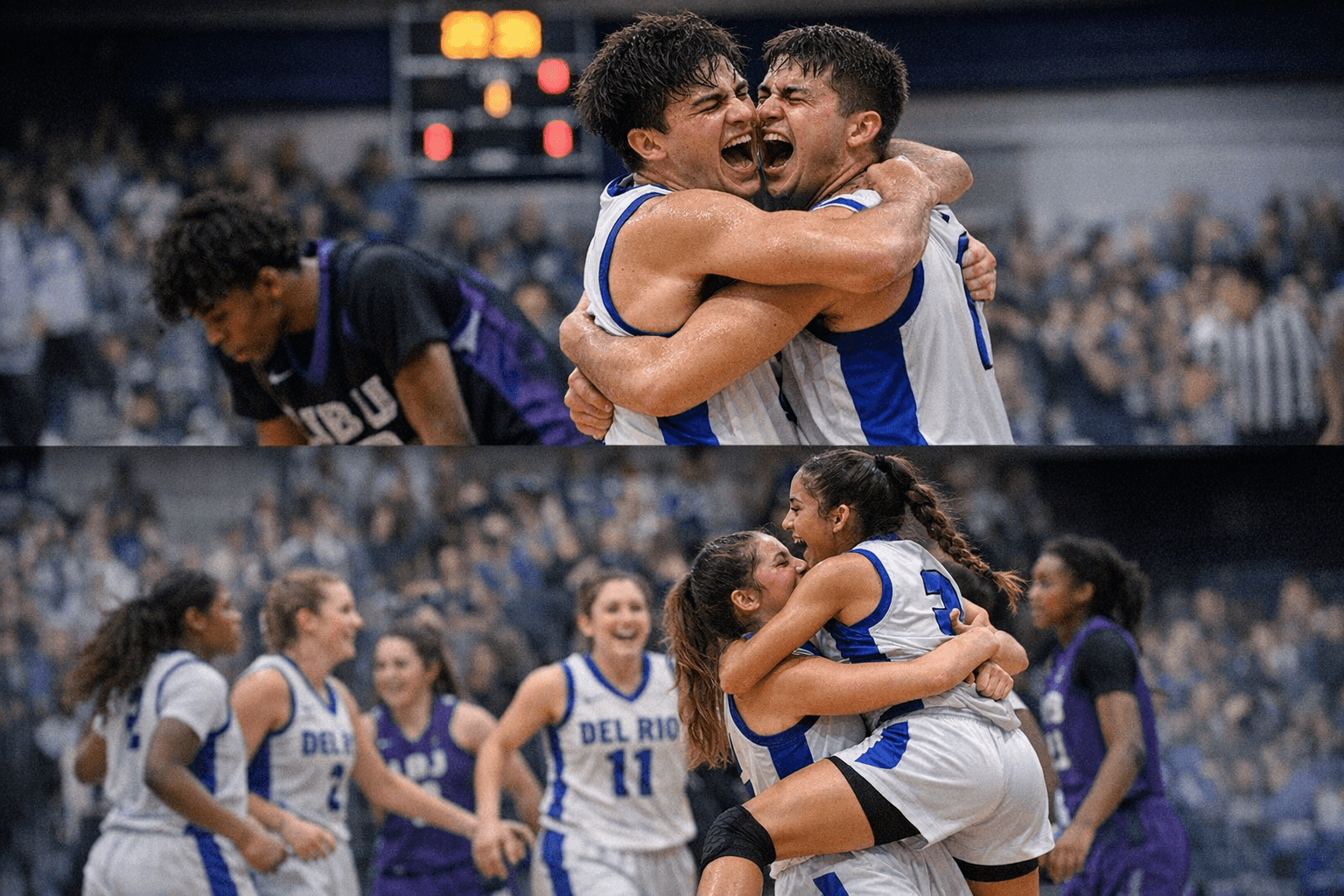 Del Rio Boys Survive Double-Overtime, Girls Dominate LBJ in District Recap