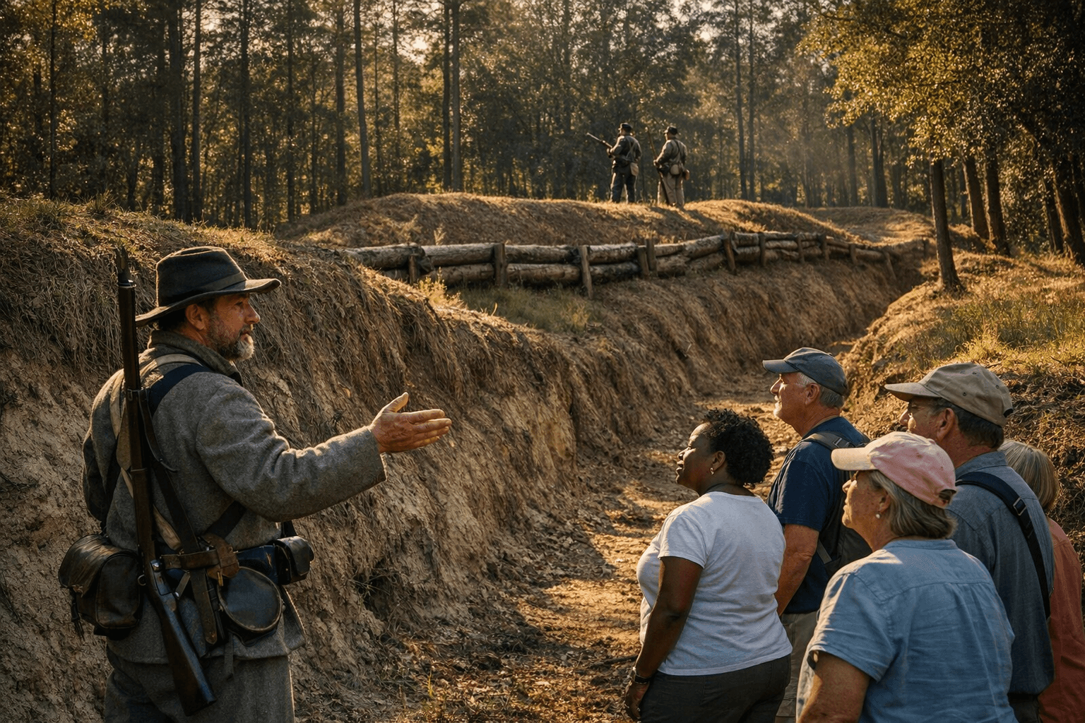 Rivers Bridge in Bamberg County Preserves 160-Year-Old Earthworks, Offers Tours