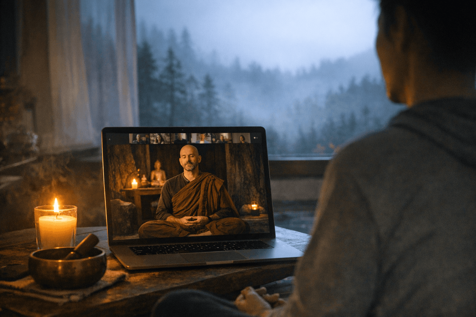 Rise and Reflect: Virtual Weekday Thai Forest Meditations with Adam Stonebraker