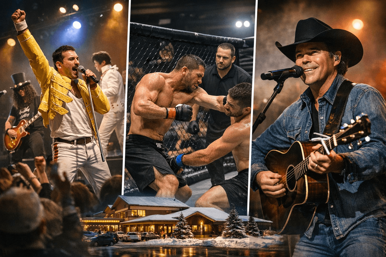 Coeur d'Alene Casino Reveals Early-2026 Lineup: Tribute, MMA, Clay Walker