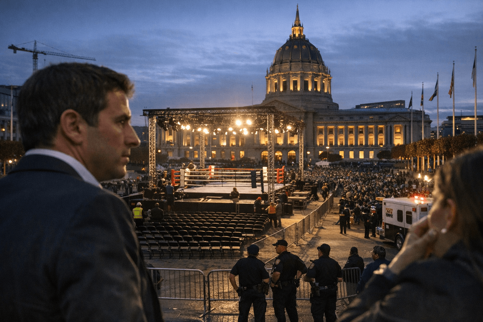 Mayor Backs 140,000-Person Boxing Event at Civic Center Despite Doubts
