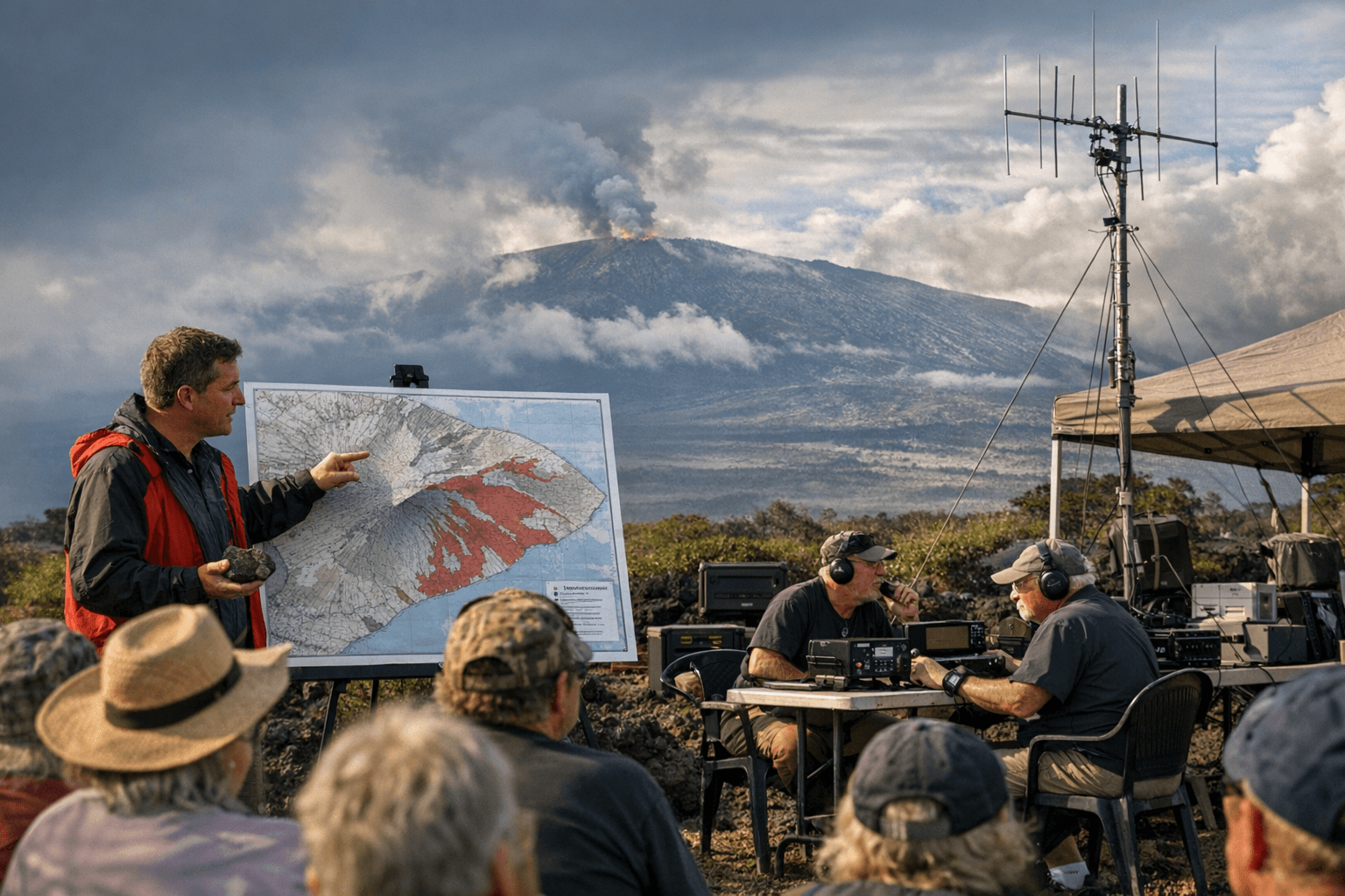 Ocean View Disaster Preparedness Fair Features Mauna Loa Experts, Radio Upgrade