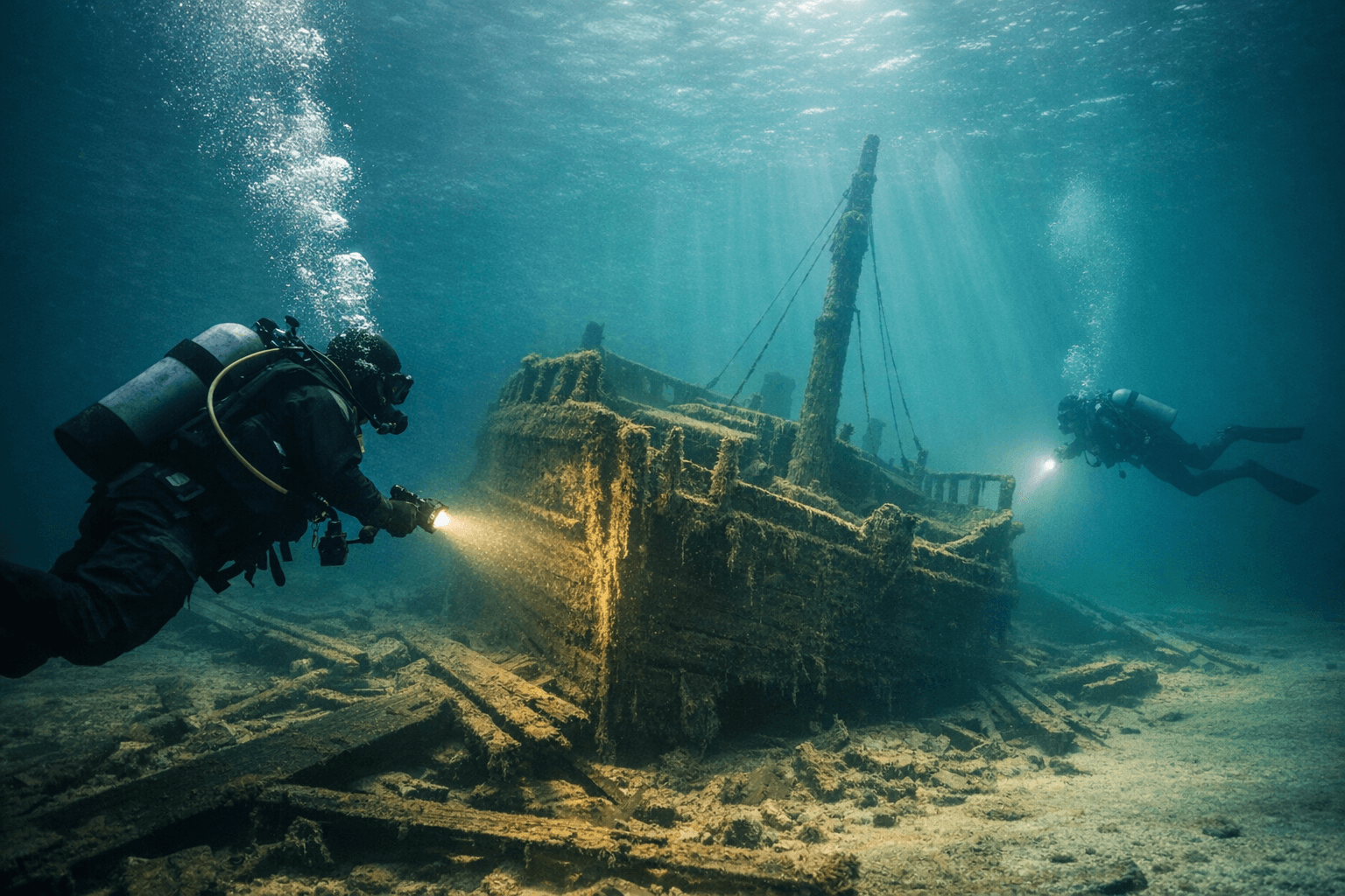 Historic Shipwrecks and Recreational Diving Highlight Grand Traverse Bay Underwater Preserve
