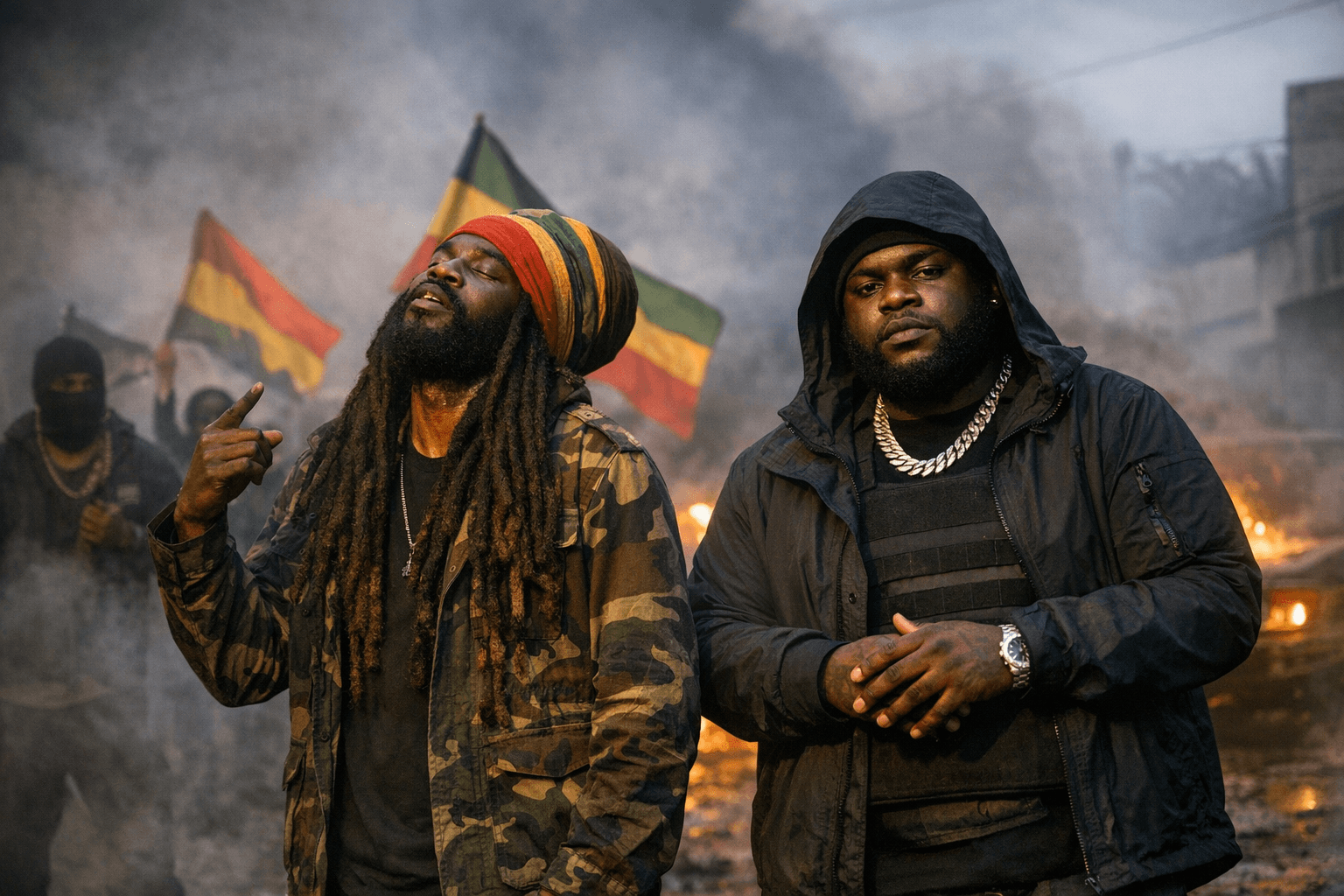 Samory I and Chronic Law Premiere Victory Video on Reggaeville