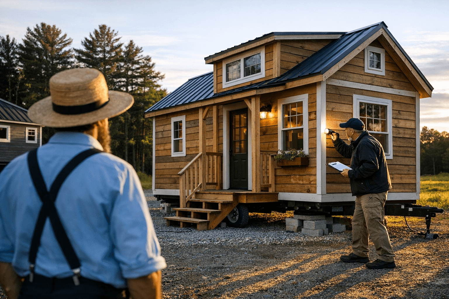 Amish-Built Third-Party Inspected 420-Sq-Ft Tiny Home Listed at $105,000
