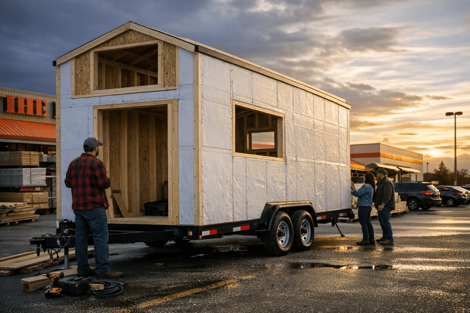 Home Depot Canada Lists Small Living Co. Trailer-Mounted Tiny-Home Shells
