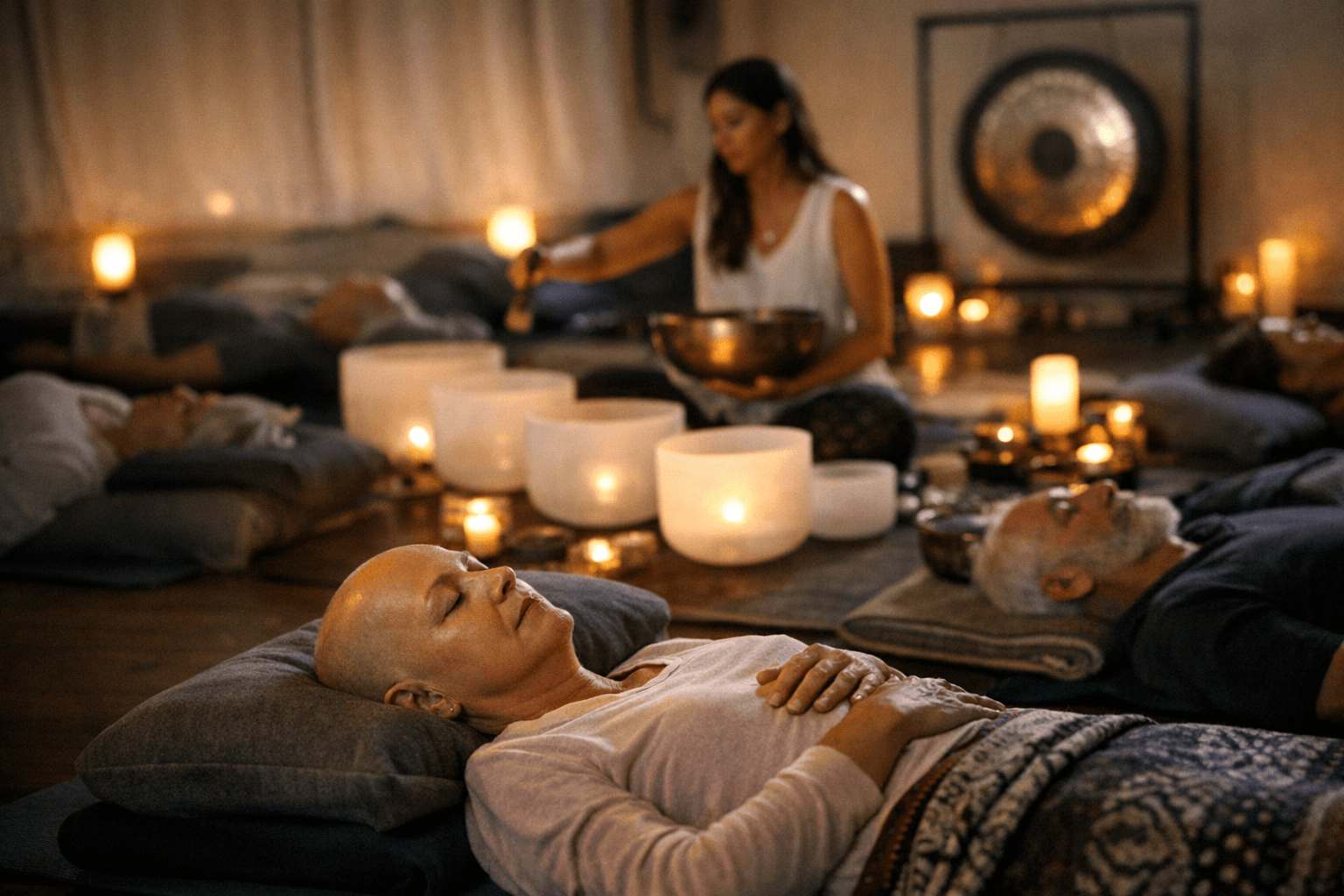 Scripps Offers Restorative Yoga and Sound Therapy for Cancer Patients, Caregivers