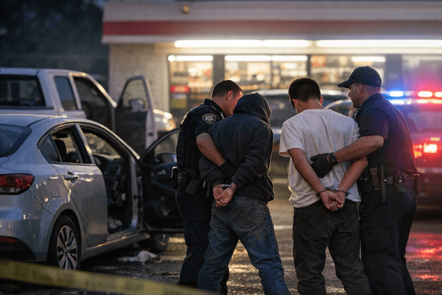 Two 17-Year-Olds Arrested in Jacksonville After Abandoning Stolen Kia, Attempted Truck Theft