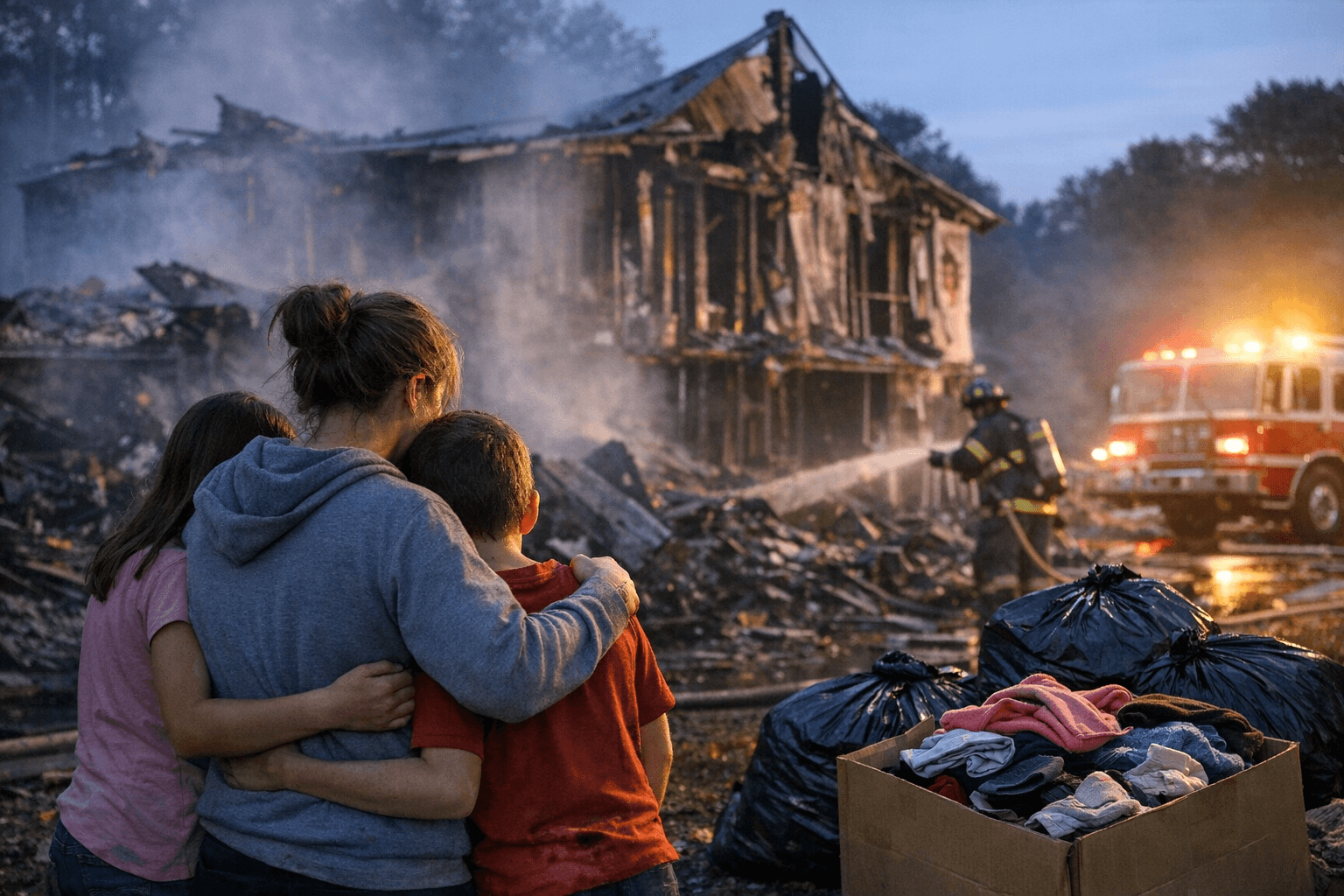 Friend Seeks Donations for Virginia Family After House Fire