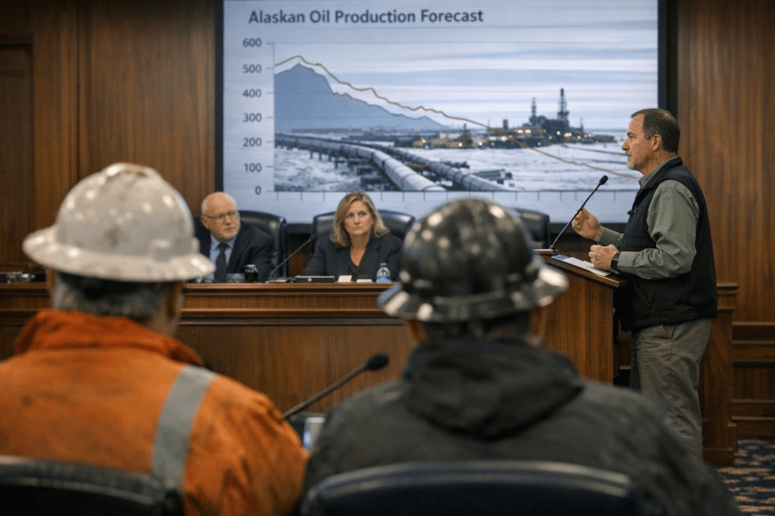 House Finance Committee Hears DNR Forecast of 465,000 BPD, Cites Milne Point